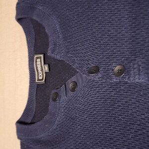 Express Men's Medium Navy Sweater